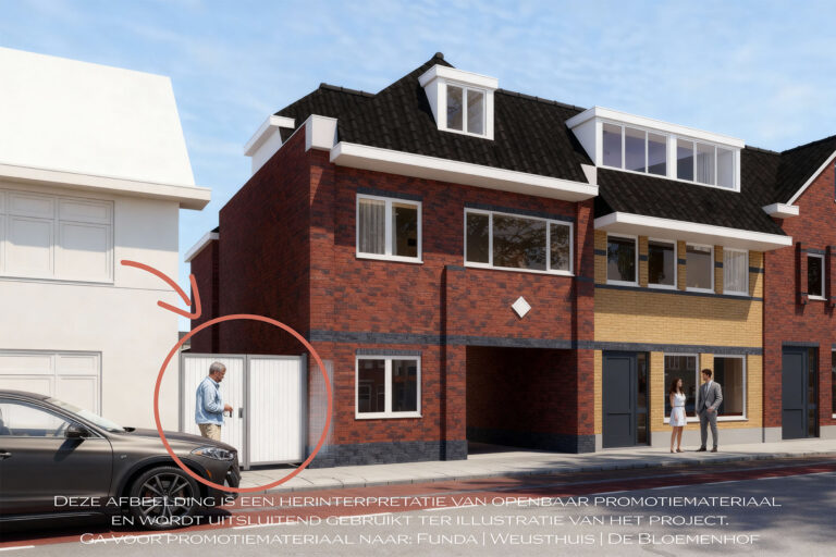 Zelfs onze tuindeur staat (vast) in hun plannen